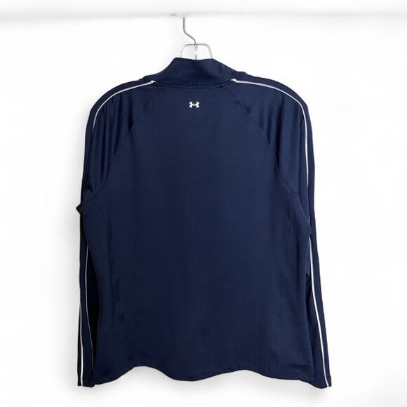 Under Armour Storm Women's Midlayer Full-Zip Track Jacket L Navy Blue Athletic - Picture 6 of 12